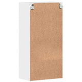 Wooden Cabinet with Storage High Gloss White 50 x 29 x 100 cm 880225