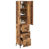 Highboard Old Wood 69.5 x 34 x 180 cm Engineered Wood 3415774