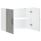 Kitchen Wall Cabinet Kalmar Concrete Grey Engineered Wood 853591
