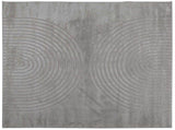 Indoor Rug GALATI Grey 120 x 120 cm Polyester 42022824