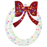 Wreath with 150 LEDs Multicolour 120 cm Acrylic 42019132