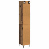 Cabinet Set 2 pcs Old Wood 33 x 34.5 x 89.5 cm Engineered Wood 3416635