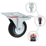 12 pcs Swivel Casters 100 mm 278017