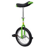 Green Adjustable Unicycle 16 Inch 90843