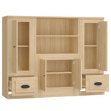 Highboards 3 pcs Sonoma Oak Engineered Wood 3185314
