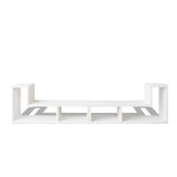 243066 TV Cabinet Double L-Shaped White