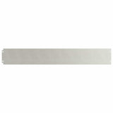 Lawn Edgings 10 pcs 15x103 cm Stainless Steel 860146