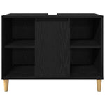 Bathroom Furniture Set with Storage 3 pcs Black 60 x 30 x 60 cm 3332584