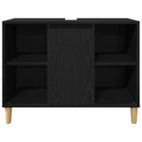 Bathroom Furniture Set with Storage 3 pcs Black 60 x 30 x 60 cm 3332584