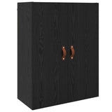 Highboard Black Oak 69.5 x 34 x 180 cm Engineered Wood 3416236