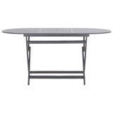 Folding Garden Table 160x85x75 cm Solid Acacia Wood 46332