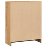 Bookcase Artisian Oak 60x24x76 cm Engineered Wood 855905