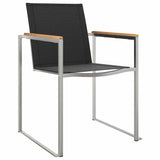 Garden Dining Set 3 pcs Brown and Black 3334844