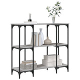 Console Table Grey Sonoma 102x35x90 cm Engineered Wood 834148