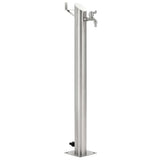 Garden Water Column Stainless Steel Round 95 cm 45456