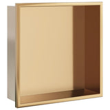 Shower Niche Brushed Gold 32x32x9 cm Stainless Steel 4005125