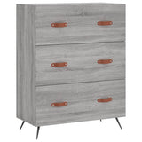 Highboard Grey Sonoma 69.5x34x180 cm Engineered Wood 3199727