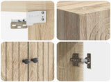 Cabinet Set 2 pcs 66 x 34.5 x 95 cm Engineered Wood 3416432