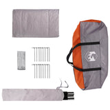 Family Tent Grey and Orange 18-Person 42017399