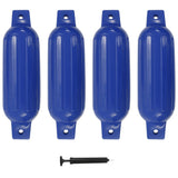Boat Fenders 4 pcs Blue 41x11.5 cm PVC 92376
