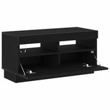 TV Cabinet Black Oak 80 x 35 x 40 cm Engineered Wood 862566