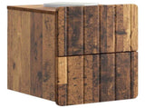 Wall-Mounted Bedside Cabinet 2 pcs Old Wood 33 x 34.5 x 43 cm 898312