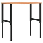 Workbench 100x60x cm Solid Wood Beech Rectangular 3309684
