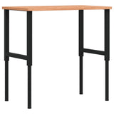 Workbench 100x60x cm Solid Wood Beech Rectangular 3309684