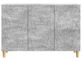 Sideboard Concrete Grey 89 x 34.5 x 80 cm Engineered Wood 895108