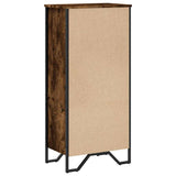 Bookcase Smoked Oak 50x31x106 cm Engineered Wood 848606