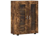 Sideboard FLORIN Smoked Oak 55.5 x 29 x 100 cm Engineered Wood 880256