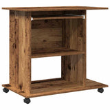 Computer Desk Old Wood 80x50x75 cm Engineered Wood 856052