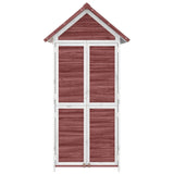 Garden Tool Shed Mocha 89x52,5x175 cm Solid Wood Pine 172245