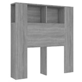 Headboard Cabinet Grey Sonoma Engineered wood Medium 817265