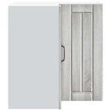 Kitchen Wall Corner Cabinet Lucca Grey Sonoma Engineered Wood 853863
