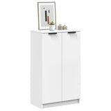 Shoe Cabinet White 59x35x100.5 cm Engineered Wood 811439