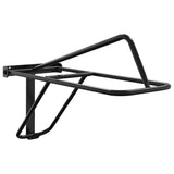 Foldable Saddle Rack Wall Mounted Black Iron 172437
