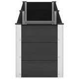 Garden Raised Bed Black 250 x 50 x 54 cm 42038988