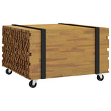 Coffee Table Brown 60 x 60 x 38 cm Solid Teak Wood 4009310