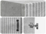 Toilet Cabinet HOORN Concrete Grey 66 x 25.5 x 190 cm 897358