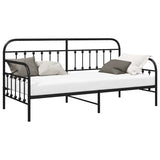 Daybed Frame Black 100 x 190 cm Powder-Coated Steel 42002632