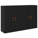 Wall-mounted Cabinet 2 pcs Black Oak 69.5 x 34 x 90 cm 3415590