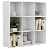 Bookcase White Engineered wood Medium Bookcase Rectangular 801125