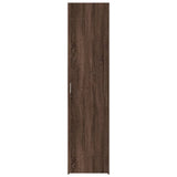 Highboard Brown Oak 45x42.5x185 cm Engineered Wood 3281412