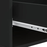 Coffee Table with Drawer Black 49 x 50 x 42 cm Engineered Wood 894506
