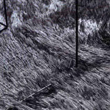 Shaggy Rug High Pile NAVARRA Dark Grey 240x240 cm Polyester 4102928