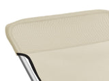 Folding Beach Chairs 2 pcs Cream Textilene&Powder-coated Steel 360192