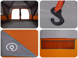 Family Tent with Rainfly Water-resistant 18-Person 42042236