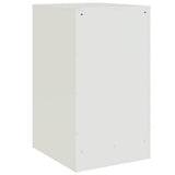 Bedside Cabinets 2 pcs White 34.5x39x62 cm Steel 841786