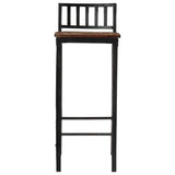Bar Chairs 2 pcs Solid Wood Reclaimed 358944